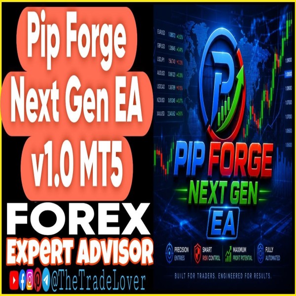PIP FORGE NEXT GEN EA v1.0 MT5 (Works on Build 5836) | Forex Robot | MT5 Expert Advisor - The Trade Lovers